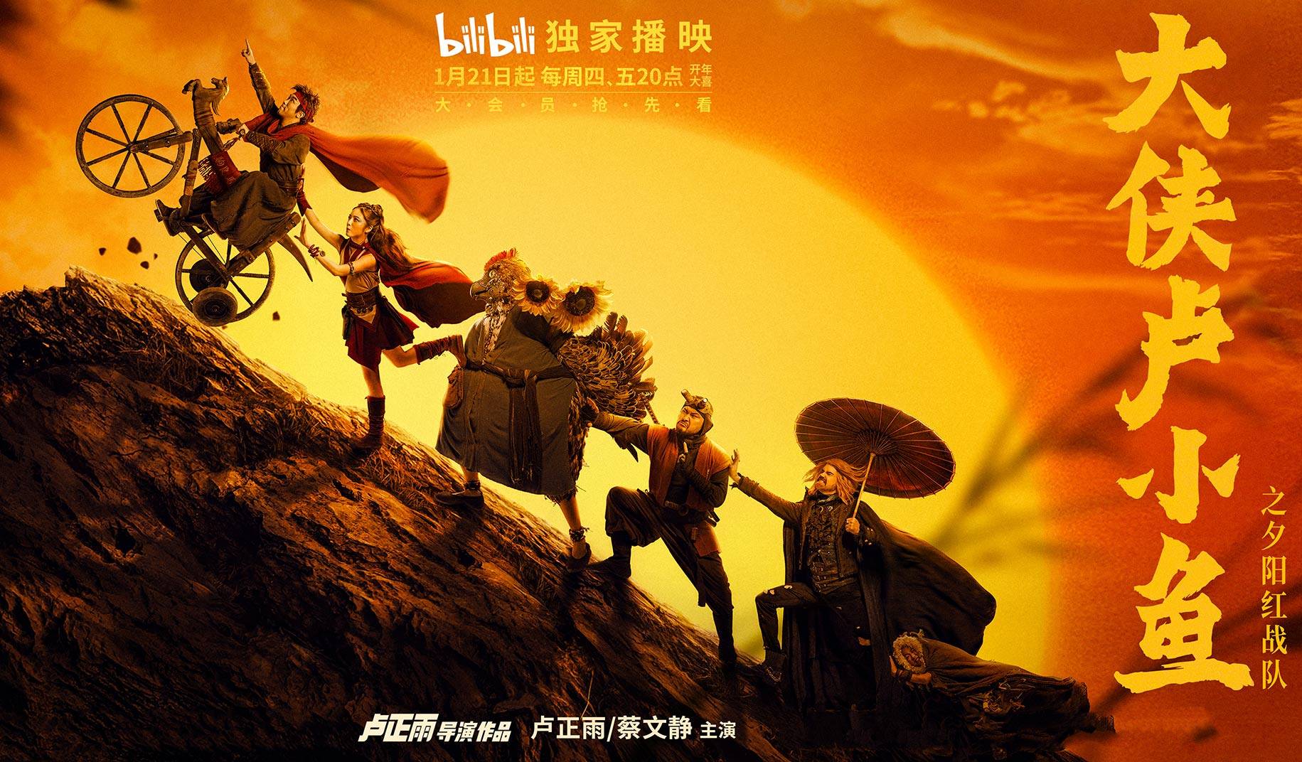抢会员丨《大侠卢小鱼之夕阳红战队》哔哩哔哩VIP月卡