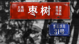 话剧《枣树》开演勾起观众回忆